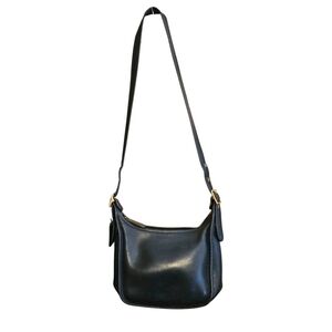 Vintage Coach Janice Legacy Bag 9950 Black Leather Brass Crossbody Shoulder Bag